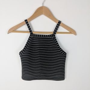 Topshop striped crop